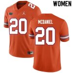 Women's Florida Gators #20 Mordecai McDaniel NCAA Nike Orange Authentic Stitched College Football Jersey XLV2862EE